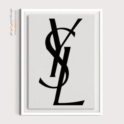 تابلو لوگو های معروف – Saint Laurent - اسپو دکور