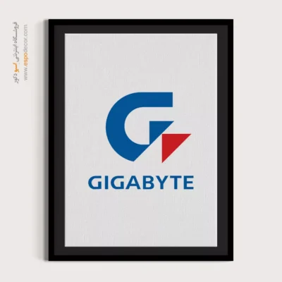 تابلو لوگو های معروف – GIGABYTE - اسپو دکور