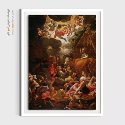 تابلو نقاشی آبی و سفید - تابلو نقاشی های معروف - اسپو دکور