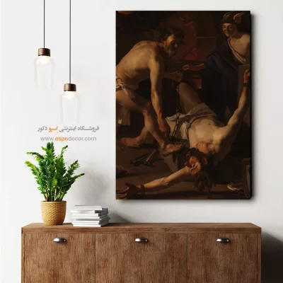 تابلو نقاشی های معروف - نقاشی طبیعت مردابی - اسپو دکور