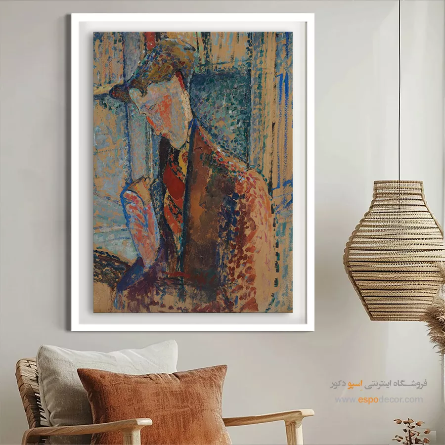 نقاشی خورشید در آسمان - تابلو نقاشی های معروف - اسپو دکور