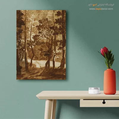 تابلو نقاشی های معروف - نقاشی منظره تابستانی - اسپو دکور