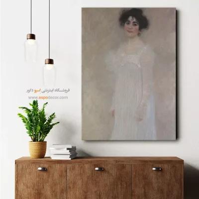 تابلو بوم نقاشی دختری با بادکنک