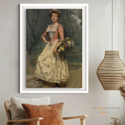 تابلو بوم نقاشی باروک - تابلو نقاشی های معروف - اسپو دکور