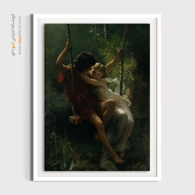 تابلو بوم نقاشی دوران طلایی - تابلو نقاشی های معروف - اسپو دکور