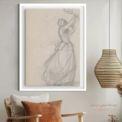 خرید اینترنتی تابلو بوم نقاشی سبک رئال - تابلو نقاشی های معروف - اسپو دکور