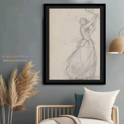 خرید اینترنتی تابلو بوم نقاشی سبک رئال - تابلو نقاشی های معروف - اسپو دکور