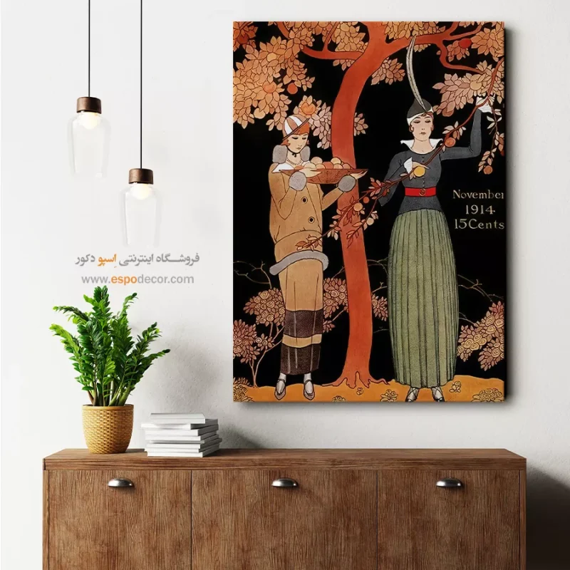 خرید اینترنتی تابلو بوم نقاشی سبک کوبیسم