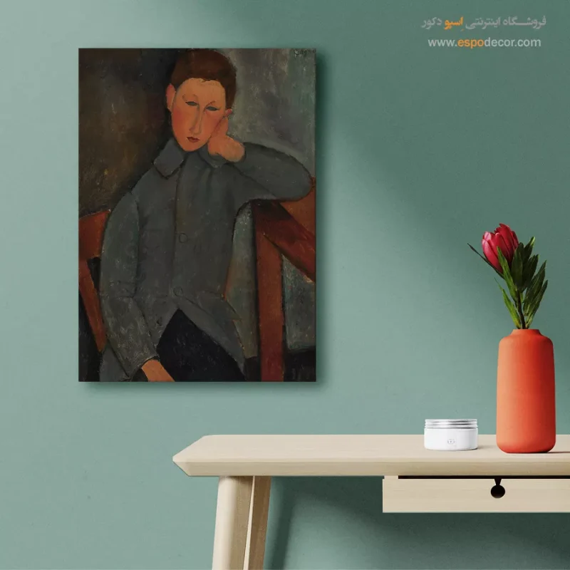 تابلو بوم نقاشی طبیعت وحشی