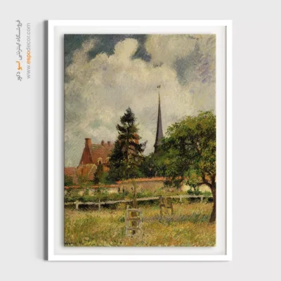 تابلو بوم نقاشی طبیعت زمستانی - تابلو نقاشی های معروف - اسپو دکور