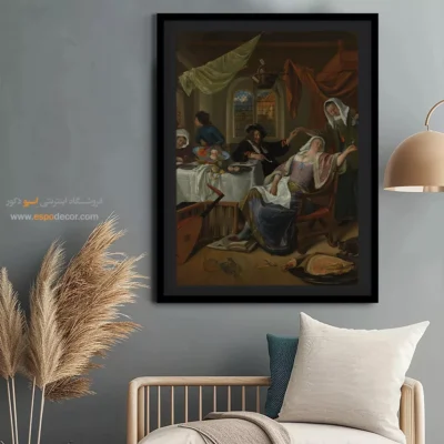 تابلو بوم نقاشی طبیعت بیابانی - تابلو نقاشی های معروف - اسپو دکور