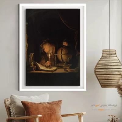 تابلو بوم نقاشی دریاچه - تابلو نقاشی های معروف - اسپو دکور