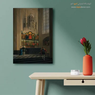 تابلو بوم نقاشی طبیعت درختان
