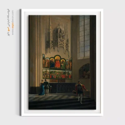 تابلو بوم نقاشی طبیعت درختان - تابلو نقاشی های معروف - اسپو دکور