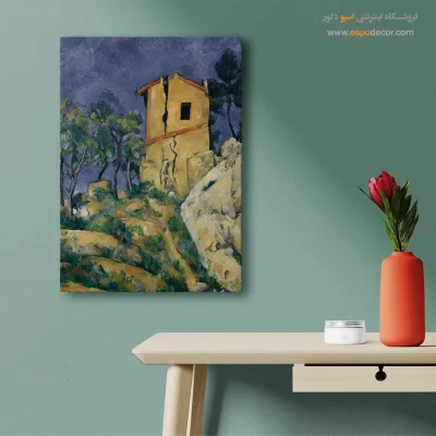 تابلو بوم نقاشی طبیعت کویر
