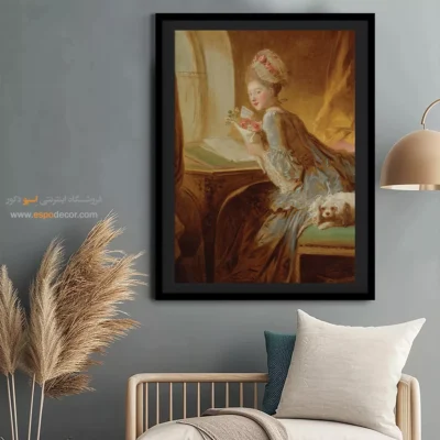 تابلو بوم نقاشی داوینچی - تابلو نقاشی های معروف - اسپو دکور