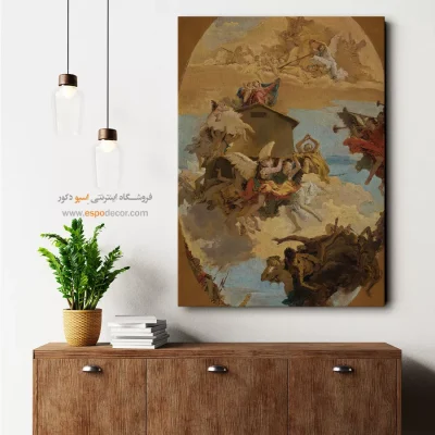 تابلو نقاشی های معروف - تابلو بوم نقاشی سزار کاناوا - اسپو دکور