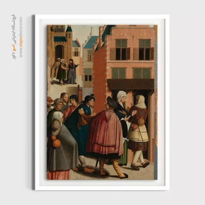 خرید تابلو بوم نقاشی جان میکلاس - تابلو نقاشی های معروف - اسپو دکور