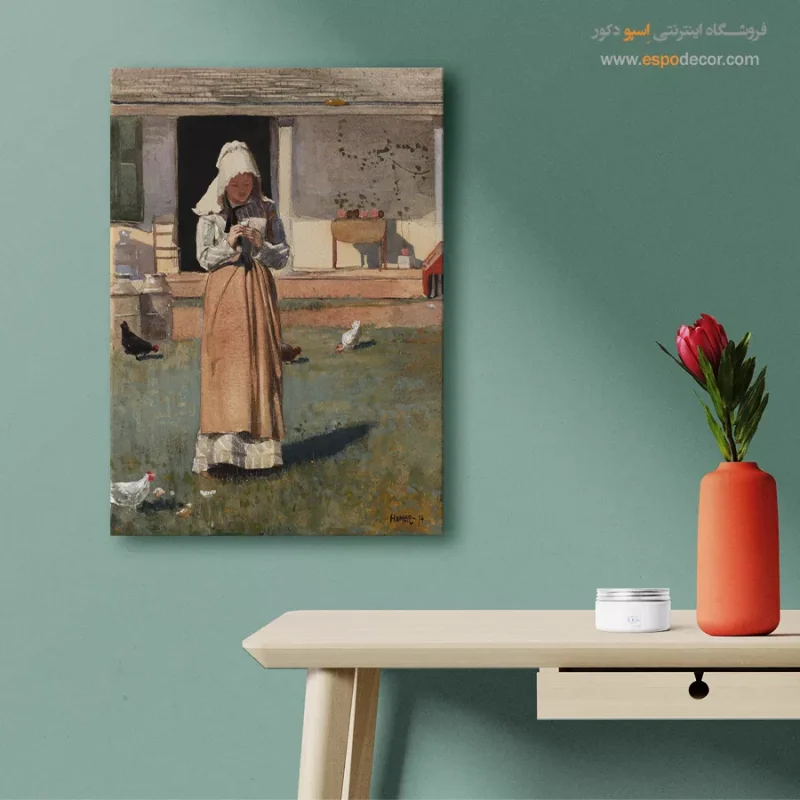 خرید تابلو بوم نقاشی طبیعت و آسمان