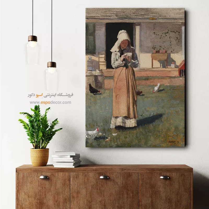 خرید تابلو بوم نقاشی طبیعت و آسمان