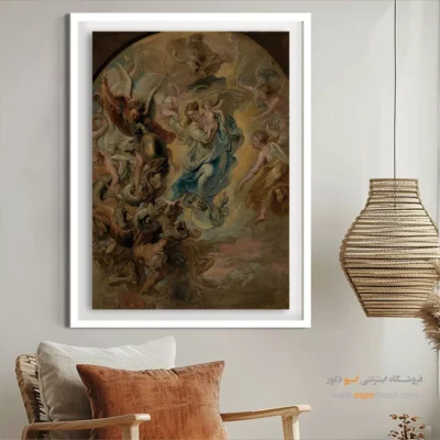 خرید تابلو بوم نقاشی درختان و گل‌ها - تابلو نقاشی های معروف - اسپو دکور