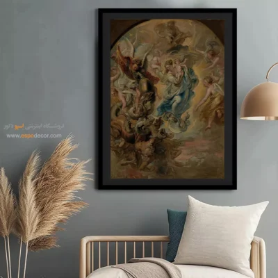 خرید تابلو بوم نقاشی درختان و گل‌ها - تابلو نقاشی های معروف - اسپو دکور