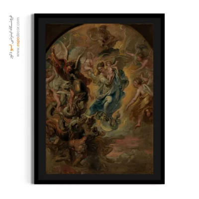 خرید تابلو بوم نقاشی درختان و گل‌ها - تابلو نقاشی های معروف - اسپو دکور