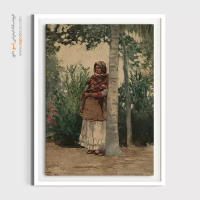 خرید تابلو بوم نقاشی آسمان و درختان - تابلو نقاشی های معروف - اسپو دکور