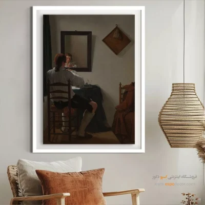 خرید تابلو بوم نقاشی طبیعت شناور - تابلو نقاشی های معروف - اسپو دکور