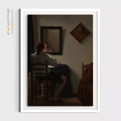 خرید تابلو بوم نقاشی طبیعت شناور - تابلو نقاشی های معروف - اسپو دکور