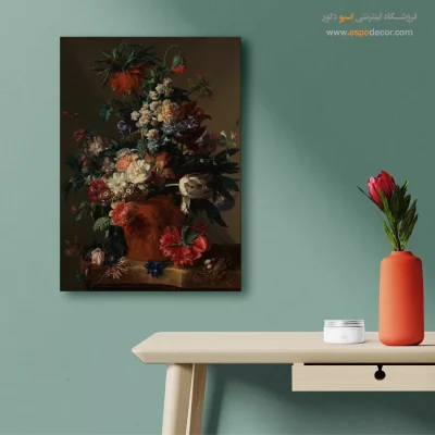 تابلو نقاشی های معروف - خرید تابلو بوم نقاشی ماه و دریا - اسپو دکور