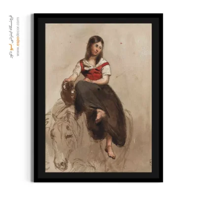 خرید تابلو بوم نقاشی خورشید درختان - تابلو نقاشی های معروف - اسپو دکور