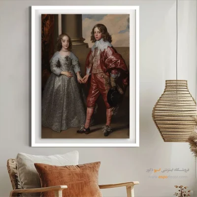 خرید تابلو بوم نقاشی غروب روی بوم - تابلو نقاشی های معروف - اسپو دکور