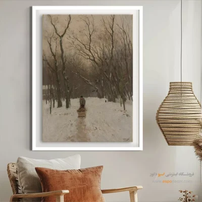 خرید تابلو بوم نقاشی شب و ستاره - تابلو نقاشی های معروف - اسپو دکور