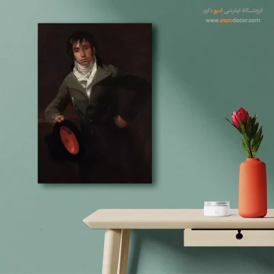 تابلو بوم نقاشی طبیعت آبی