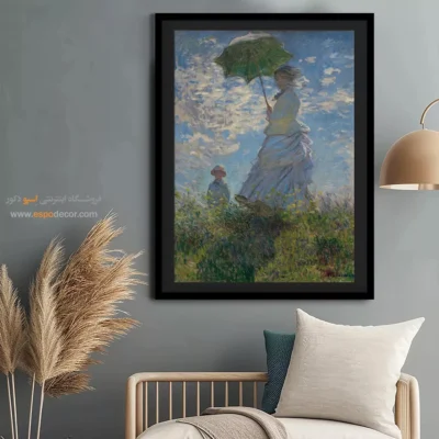 تابلو بوم نقاشی جنگل سبز - تابلو نقاشی های معروف - اسپو دکور
