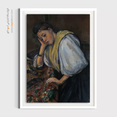 تابلو بوم نقاشی طبیعت برفی - تابلو نقاشی های معروف - اسپو دکور