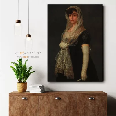 تابلو نقاشی های معروف - تابلو بوم نقاشی گل و بوته – اسپو دکور – Espodecor