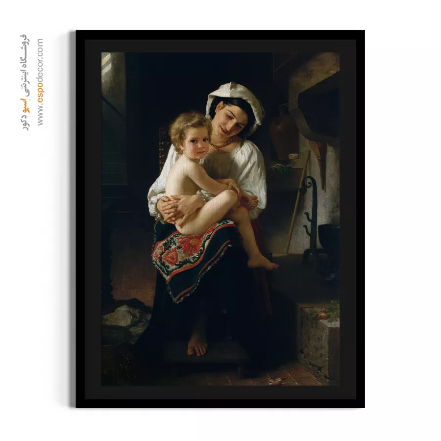 تابلو بوم نقاشی طبیعت مهآلود - تابلو نقاشی های معروف - اسپو دکور