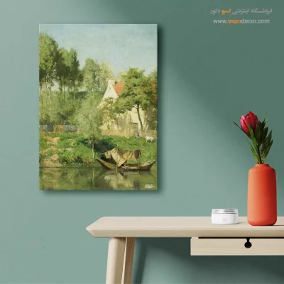 تابلو بوم نقاشی مناظر روستایی