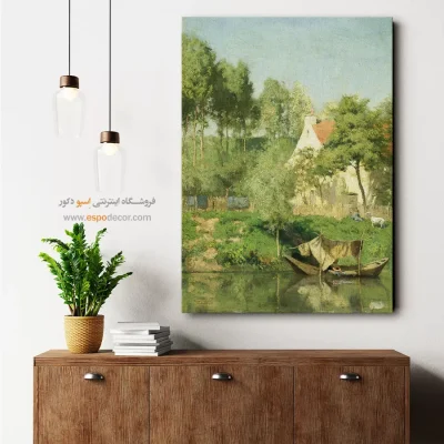تابلو بوم نقاشی مناظر روستایی