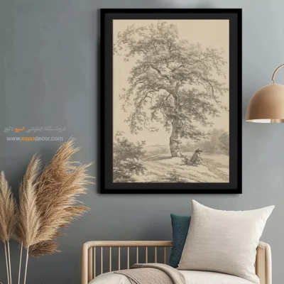 تابلو بوم نقاشی طبیعت اقیانوس - تابلو نقاشی های معروف - اسپو دکور