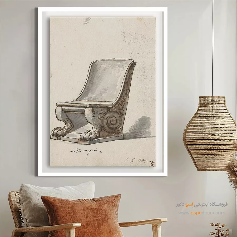 تابلو بوم نقاشی عاشقانه - تابلو نقاشی های معروف - اسپو دکور