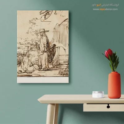 تابلو نقاشی های معروف - تابلو بوم نقاشی درختان پاییزی - اسپو دکور