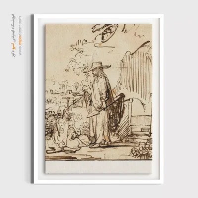 تابلو بوم نقاشی درختان پاییزی - تابلو نقاشی های معروف - اسپو دکور