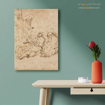 تابلو بوم نقاشی درختان سایهدار