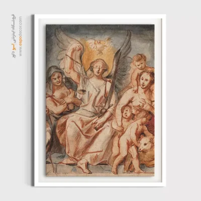 تابلو بوم نقاشی جزیره‌های آرام - تابلو نقاشی های معروف - اسپو دکور