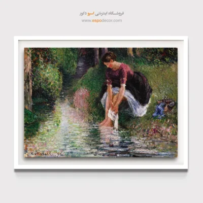 خرید نقاشی سبک مدرن روستایی - تابلو نقاشی های معروف - اسپو دکور