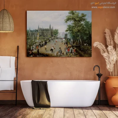 نقاشی سبک منظره شهری - تابلو نقاشی های معروف - اسپو دکور