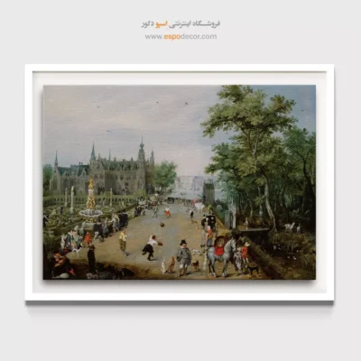نقاشی سبک منظره شهری - تابلو نقاشی های معروف - اسپو دکور